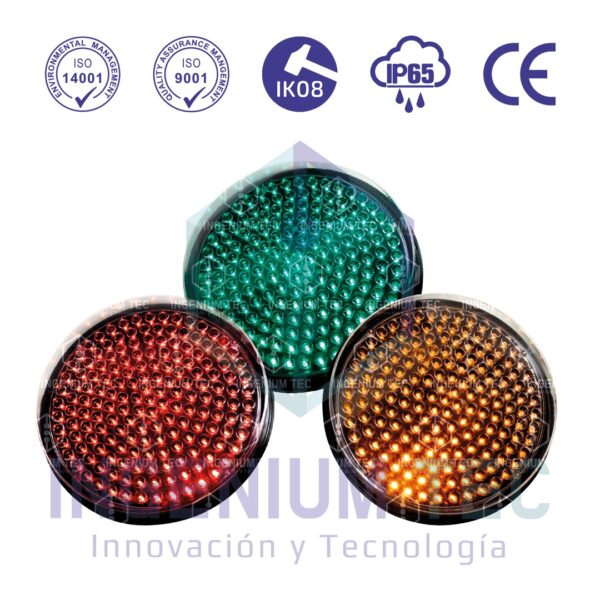 Óptica Vehicular de 300mm Modelo Fresnel