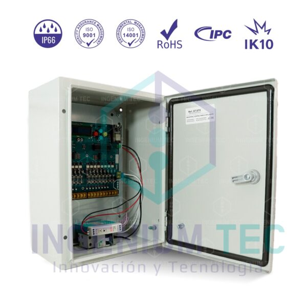 Controlador de Tráfico Centralizable TRAINU (16 salidas)